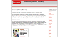 Desktop Screenshot of community-college.org