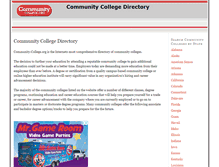 Tablet Screenshot of community-college.org